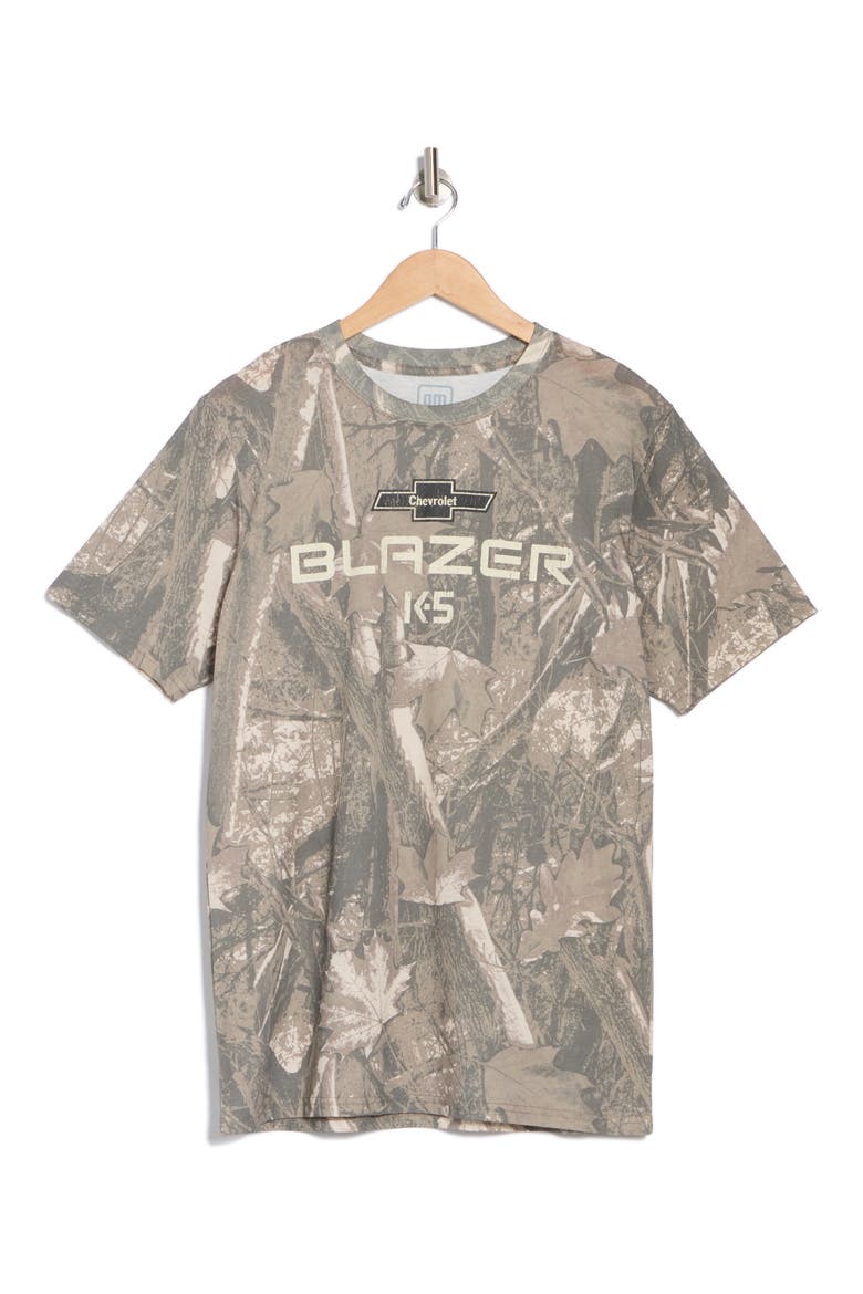 Chevrolet Blazer Logo Cotton Graphic T-Shirt, Alternate, color, CAMO