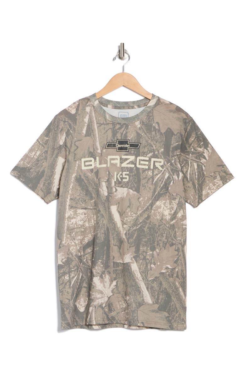 Goodie Two Sleeves Chevrolet Blazer Logo Cotton Graphic T-Shirt, Alternate, color, Camo