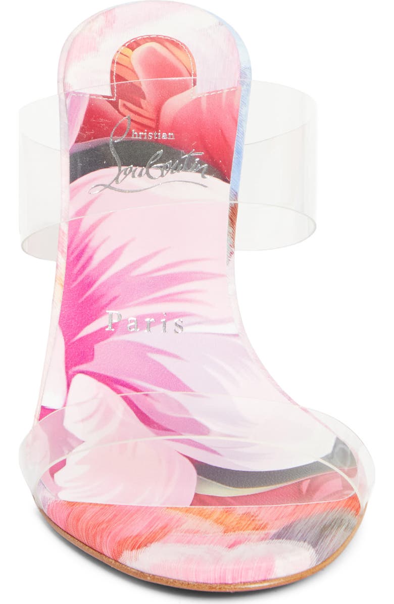 Christian Louboutin Just Nothing Slide Sandal, Alternate, color, Pink Multi