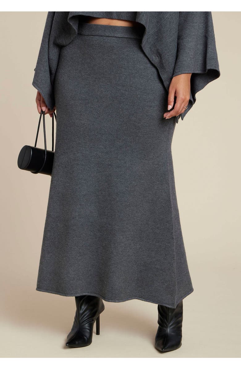 ELOQUII Sweater Maxi Skirt, Main, color, 