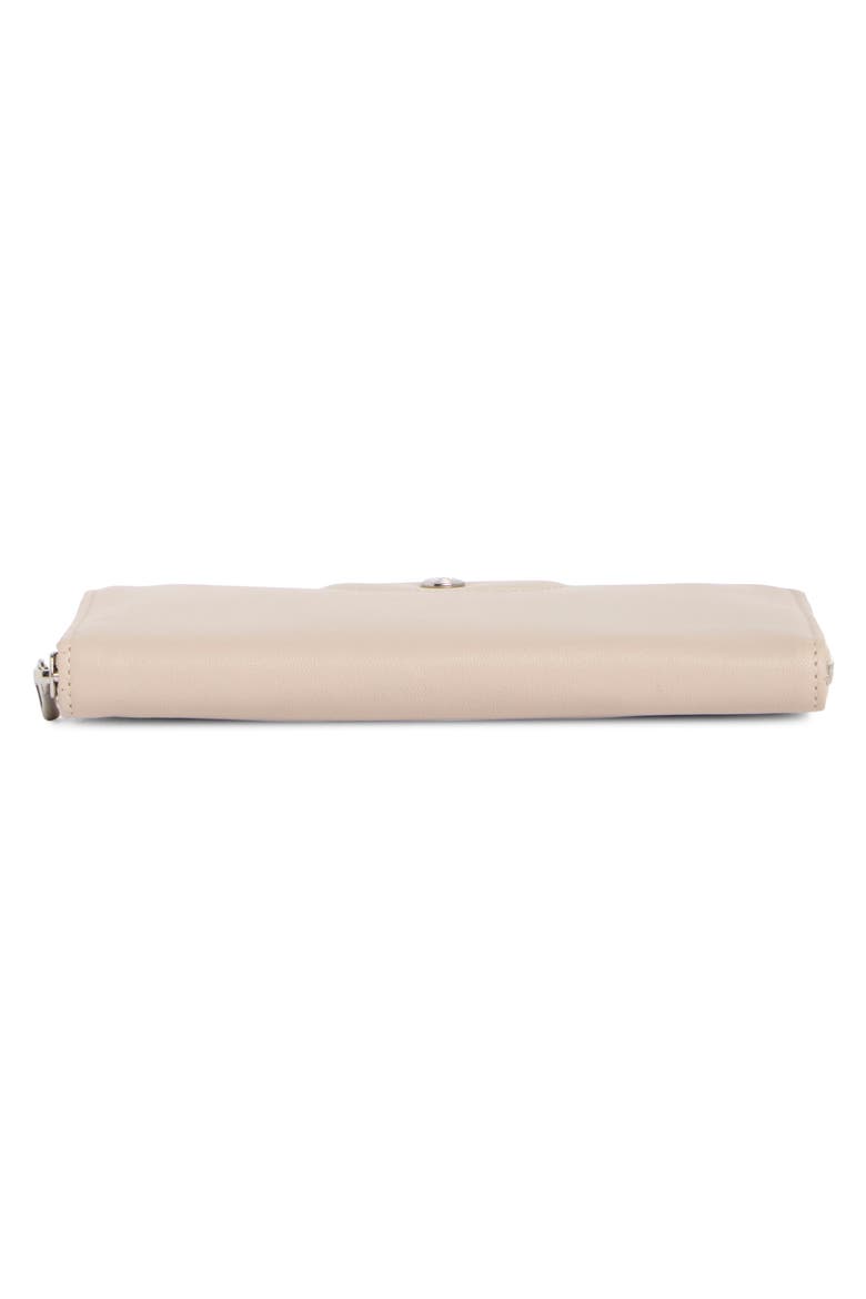 Le Pilage Cuir Zip Wallet, Alternate, color, CLAY