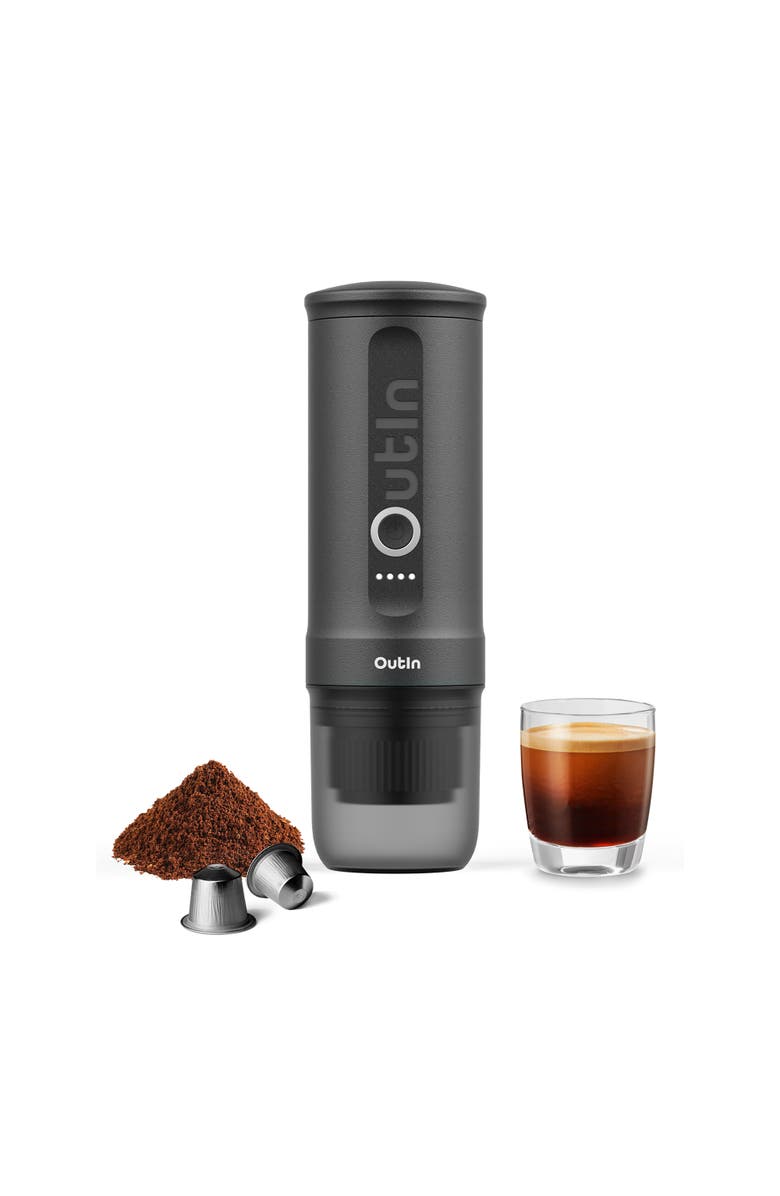 OutIn Nano Portable Electric Espresso Machine, Alternate, color, Space Grey
