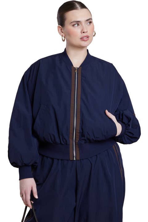 Nylon Track Jacket (Plus)