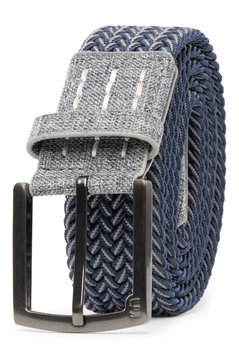 Cheers 2.0 Woven Elastic Belt, Main, color, DARK BLUE/ DARK GREY