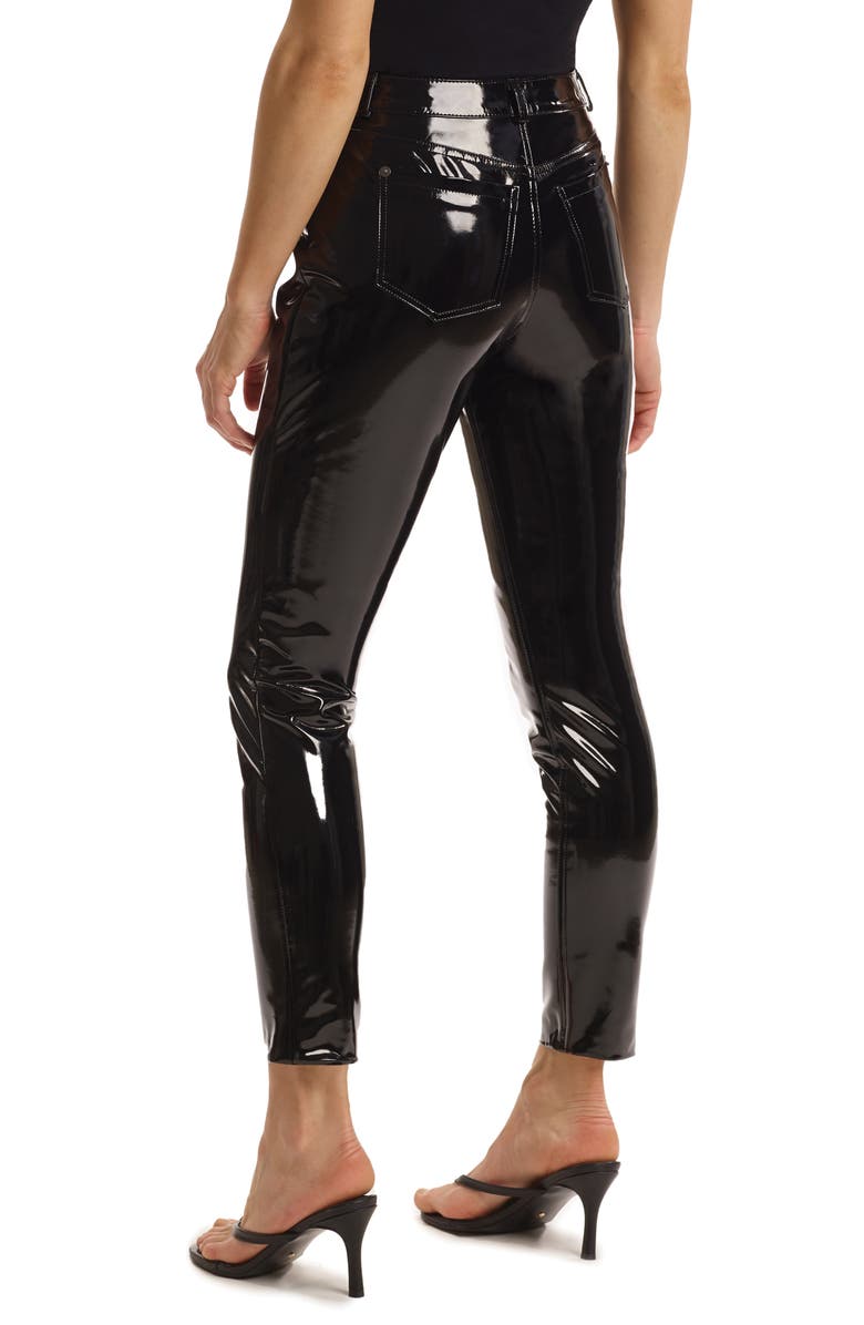 Commando Faux Patent Leather Pants, Alternate, color, Black