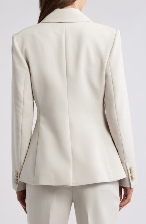 Open Edit The Icon Hourglass Blazer In Beige Pumice
