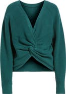 Open Edit Softluxe Twist Reversible Sweater