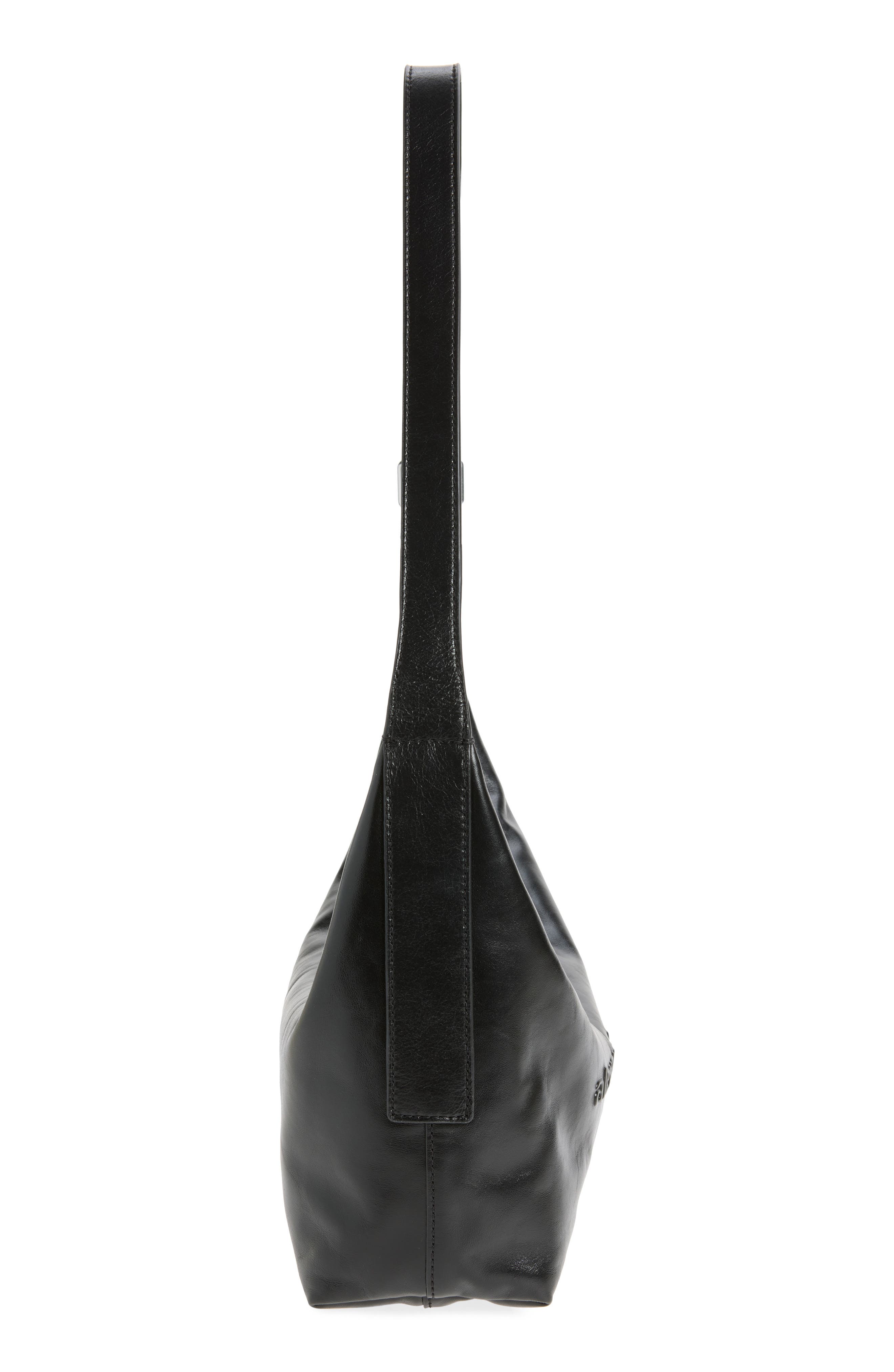 Alexander Wang Punch Sling Crossbody Bag, Alternate, color, Black