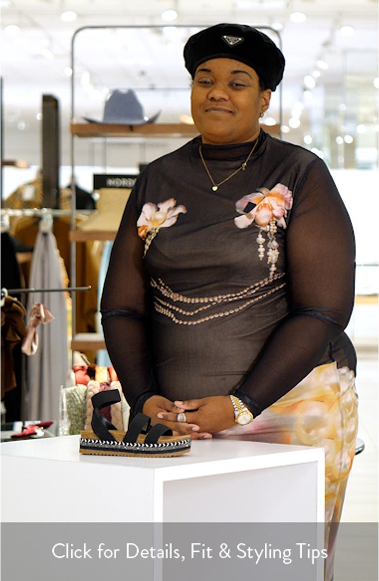 Kids' Jcharisa Ankle Strap Espadrille Platform Sandal, sales video thumbnail