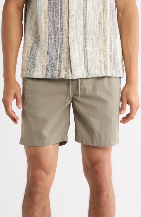 Stretch Cotton Pull-On Shorts