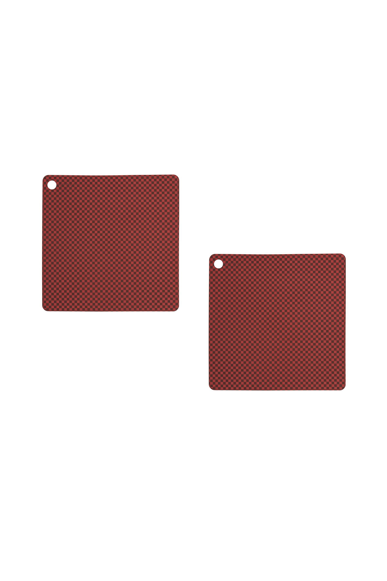 Placemat Checker - Pack of 2, Main, color, Red