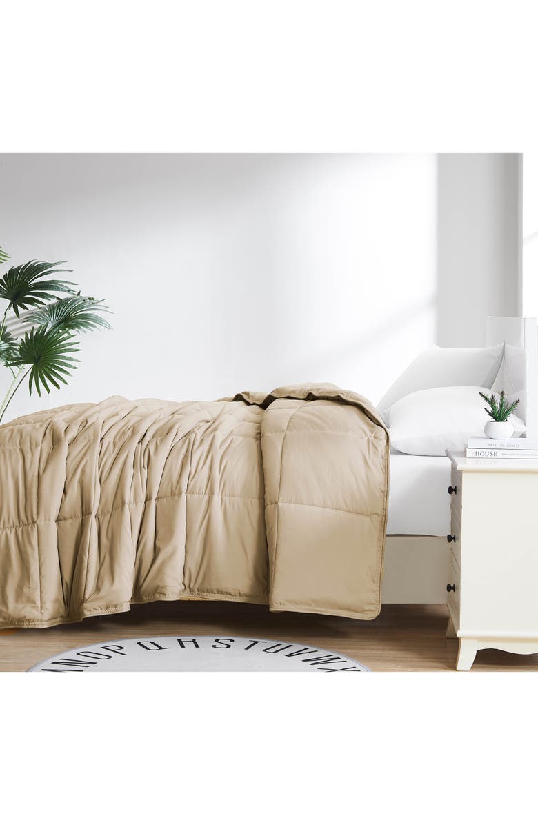 SOUTHSHORE FINE LINENS Vilano Down Alternative, Alternate, color, Sand