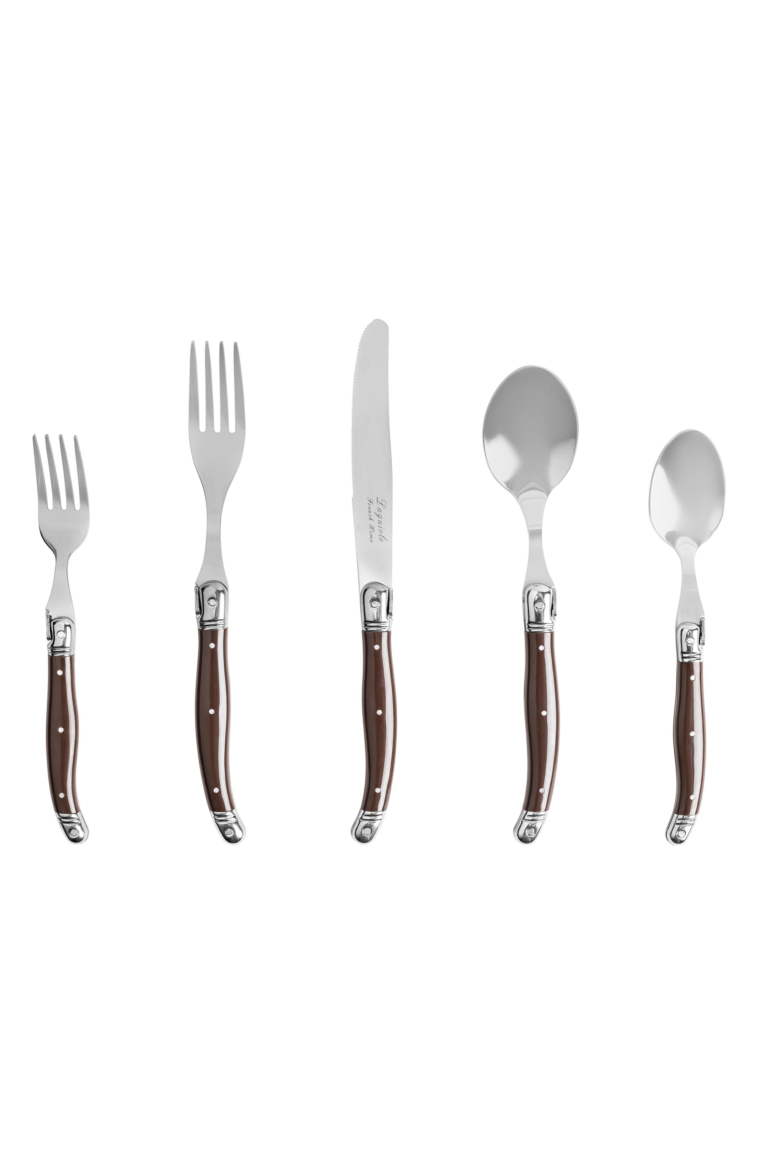 FRENCH HOME Laguiole 20-Piece Flatware Set