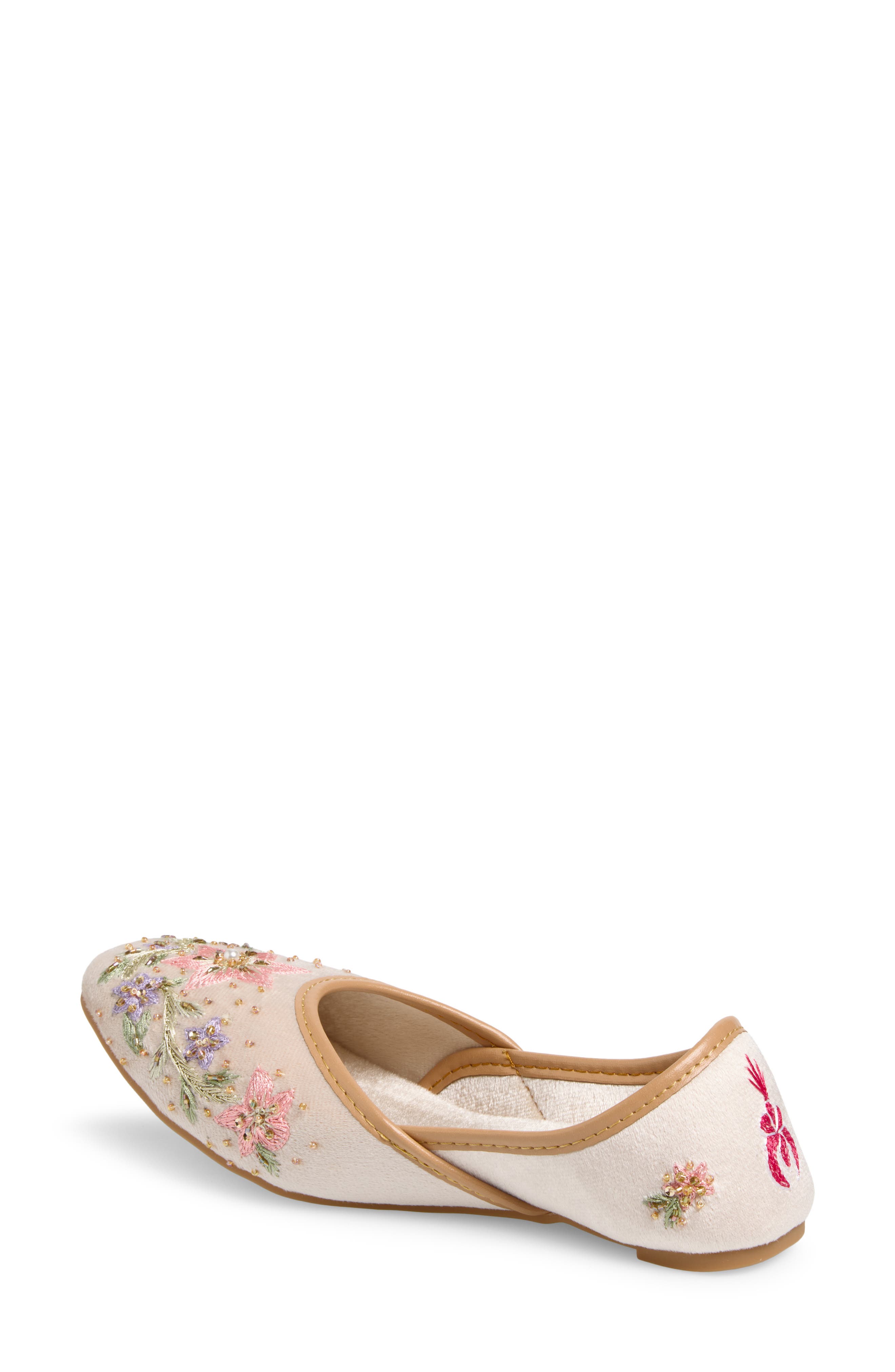 FUCHSIA Rosabelle Flat, Alternate, color, Beige