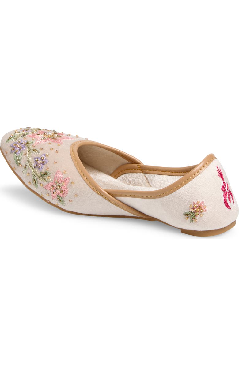 FUCHSIA Rosabelle Flat, Alternate, color, Beige