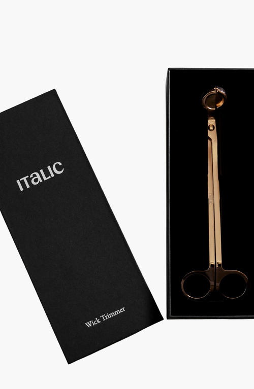Italic Wick Trimmer In Gold
