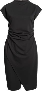 Nordstrom Ruched Cap Sleeve Dress
