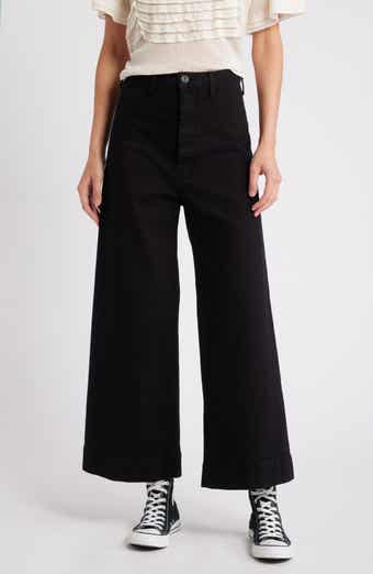 THE GREAT. The Seafair Crop Wide Leg Jeans