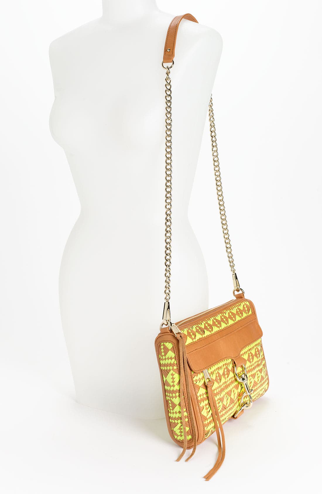 'MAC' Shoulder Bag, Alternate, color, YELLOW /ALMOND