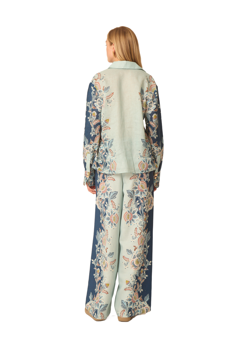 Haylo Blouse, Alternate, color, Floral vines