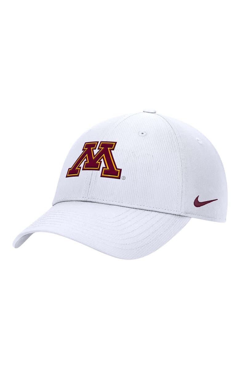 Nike Men's Nike  White Minnesota Golden Gophers 2025 On-Field Club Performance Adjustable Hat, Main, color, White