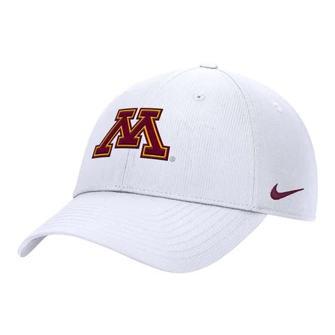 Men's Nike  White Minnesota Golden Gophers 2025 On-Field Club Performance Adjustable Hat