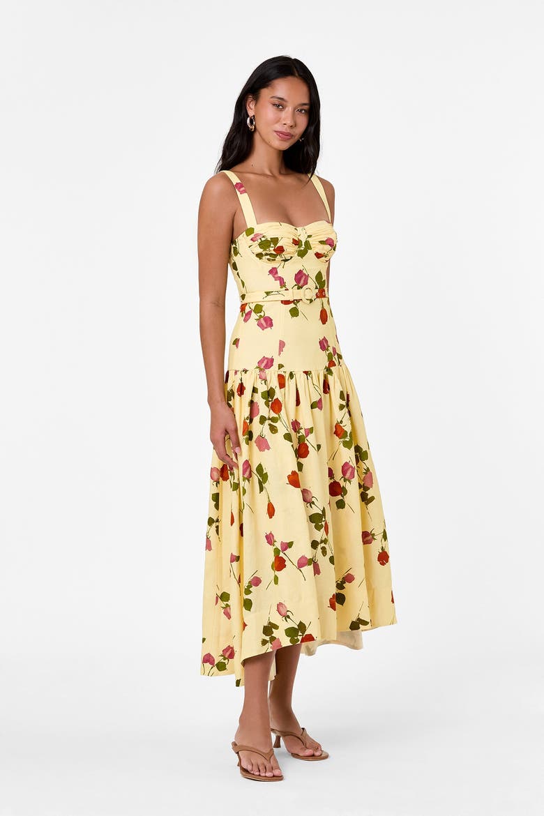 Drenica Dress, Alternate, color, Fallen Roses