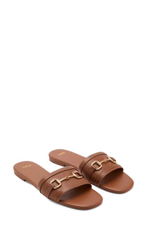 Buckle Slide Sandal (Women)