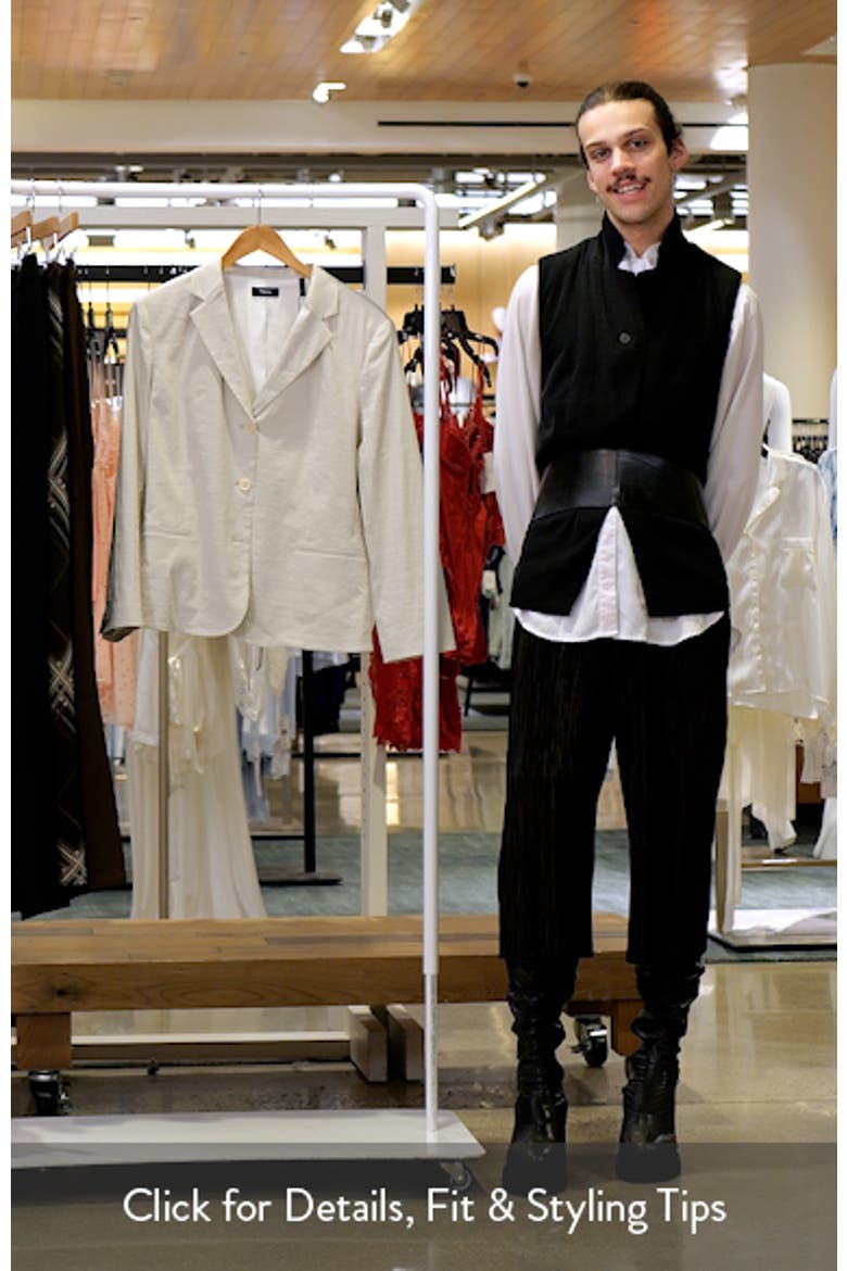 Shrunken Linen Blend Jacket video
