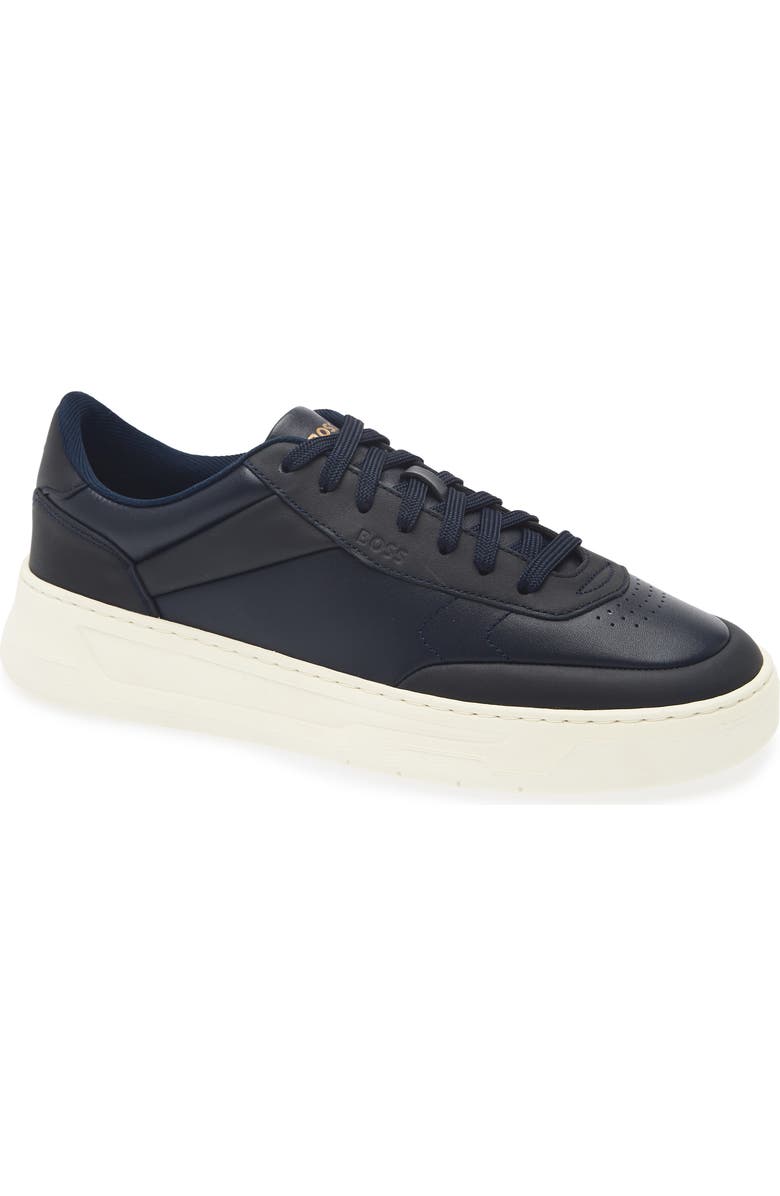 BOSS Baltimore Tennis Sneaker, Main, color, Dark Blue