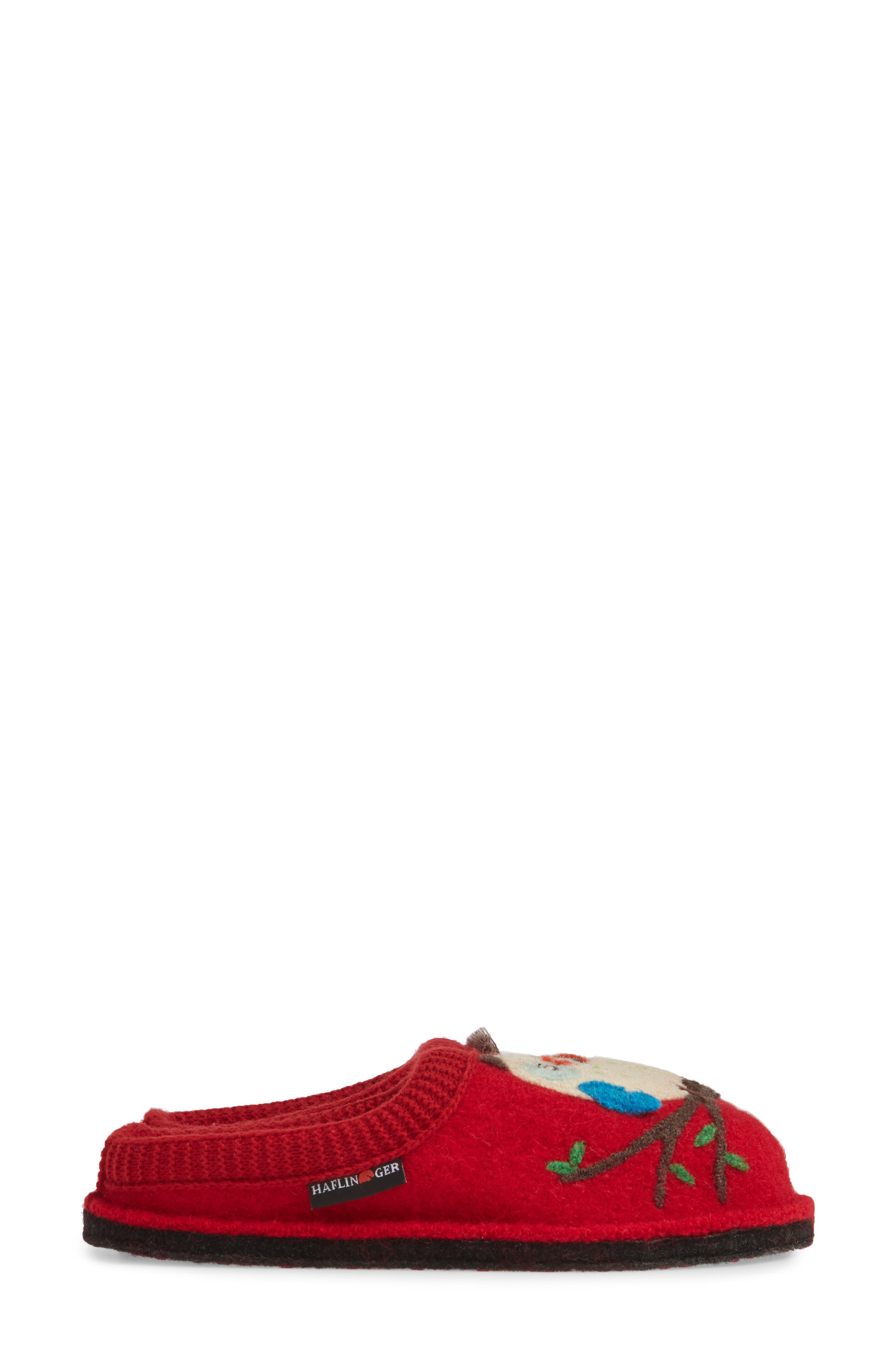 Haflinger Olivia Owl Slippers, Alternate, color, 