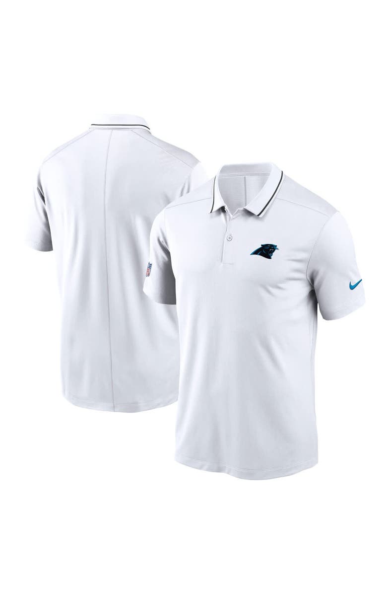 Nike Men's Nike White Carolina Panthers Sideline Victory Performance Polo, Main, color, White