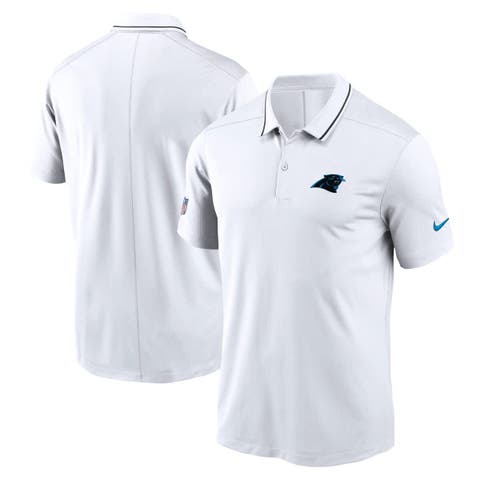 Men's Nike White Carolina Panthers Sideline Victory Performance Polo