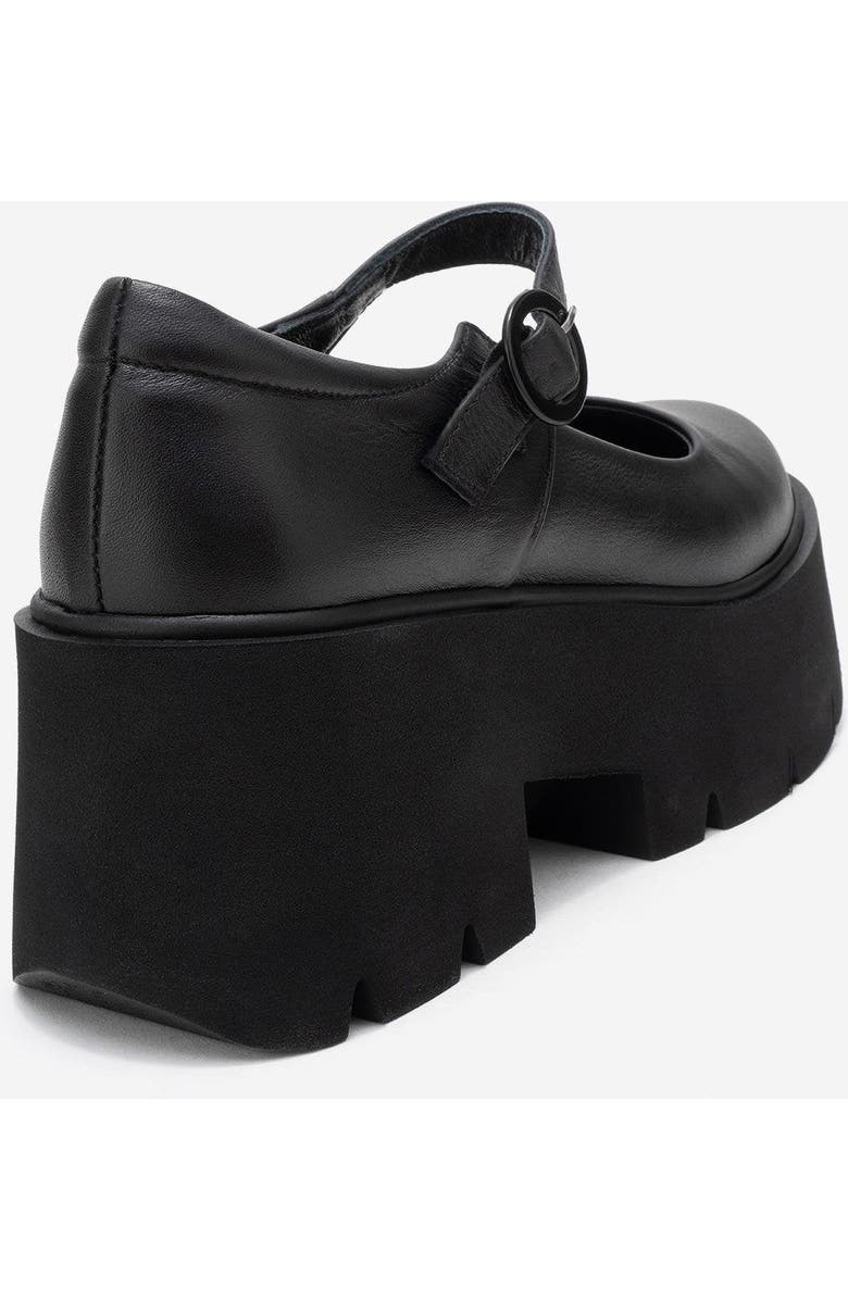 Forever & Always Shoes Orina Leather Platform Mary Jane Shoe, Alternate, color, Black