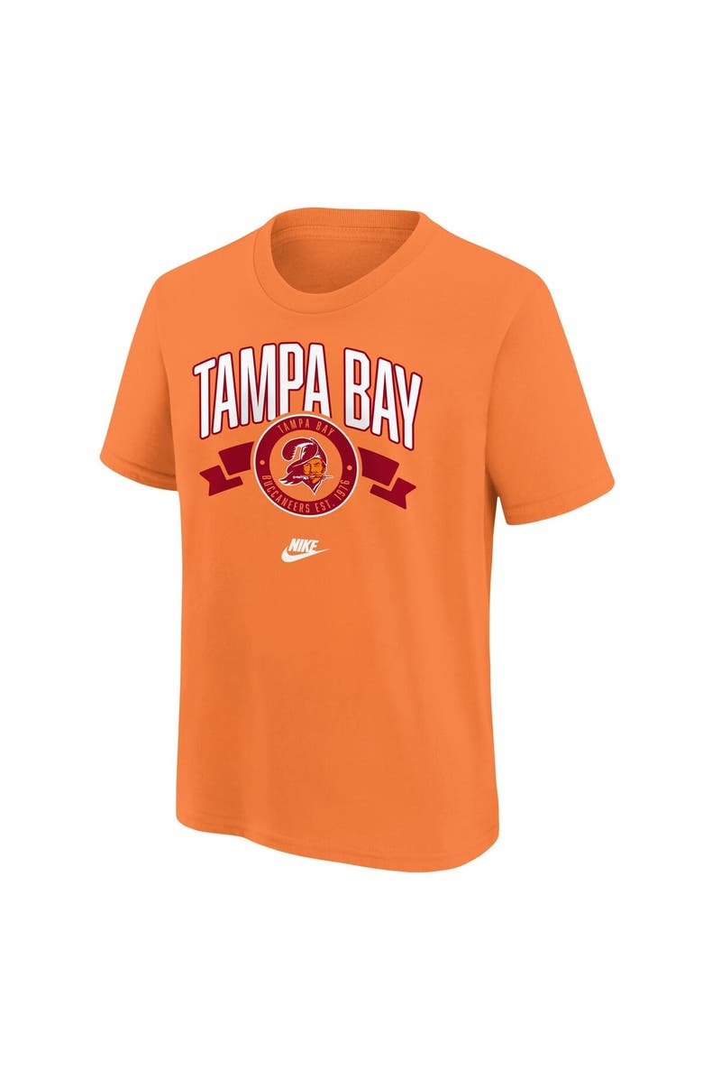 Nike Youth Nike  Orange Tampa Bay Buccaneers Rewind Front & Back Essential T-Shirt, Alternate, color, Orange