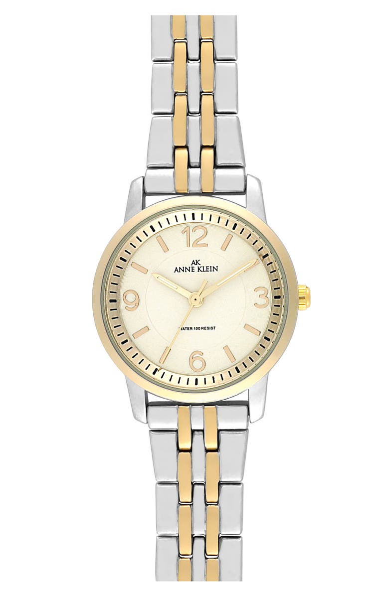 Anne Klein Round Bracelet Watch, Main, color, 