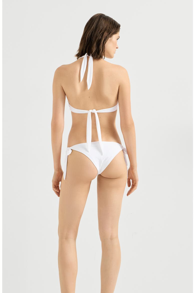 Techno jersey bikini bottoms, Alternate, color, White