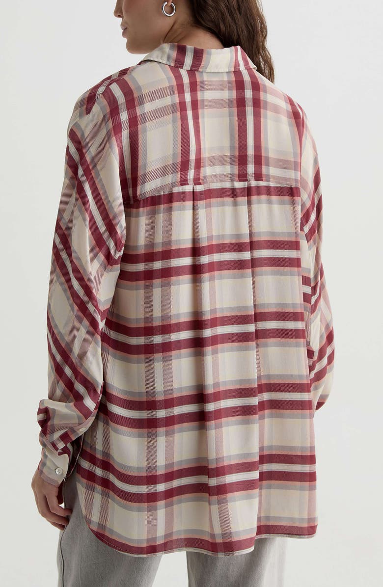 AG Sawtelle Button-Up Shirt, Alternate, color, Desert Plaid Grey Multi