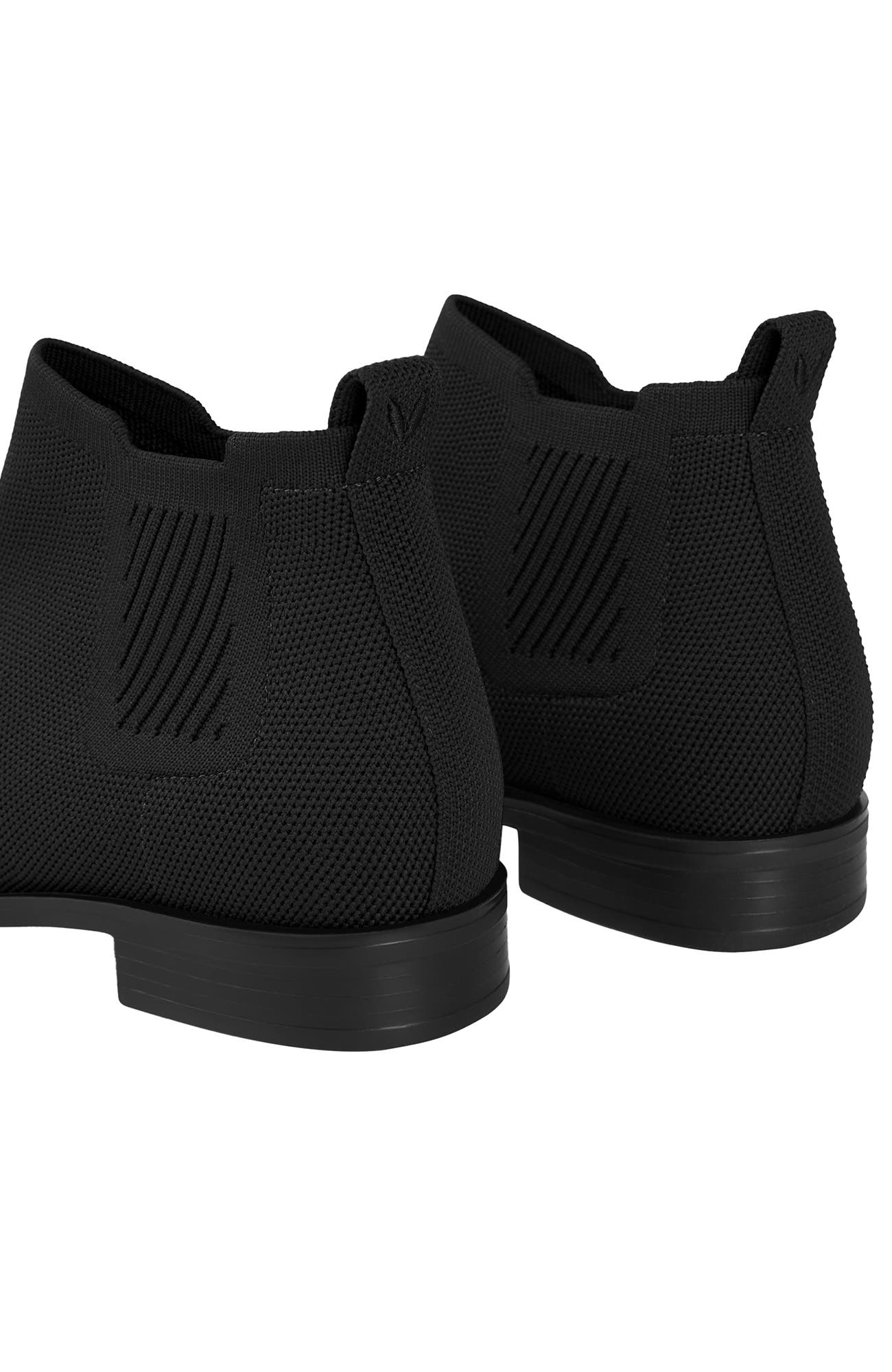 VIVAIA Square-Toe Water-Repellent Ankle Boots, Alternate, color, Black