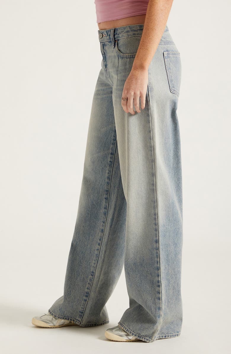 PacSun Casey Low Rise Baggy Jeans, Alternate, color, Medium Indigo