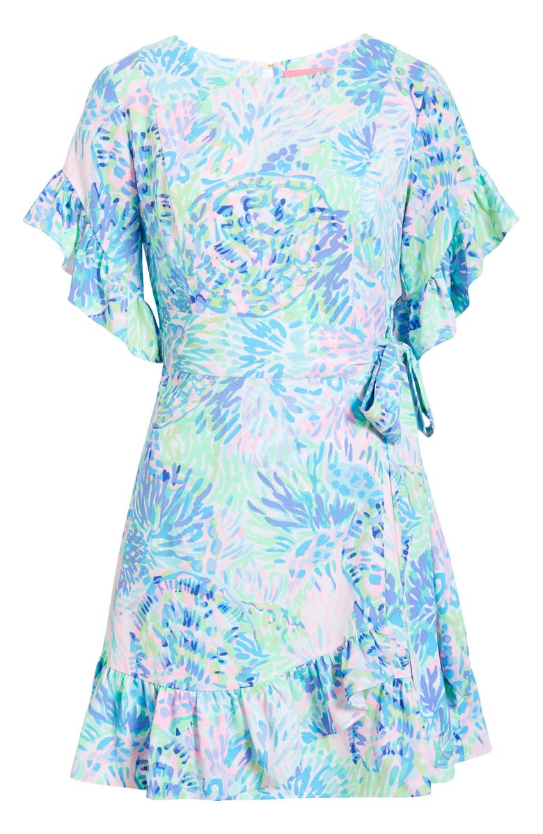 Lilly Pulitzer<sup>®</sup> Darlah Print Ruffle Dress, Main, color, 