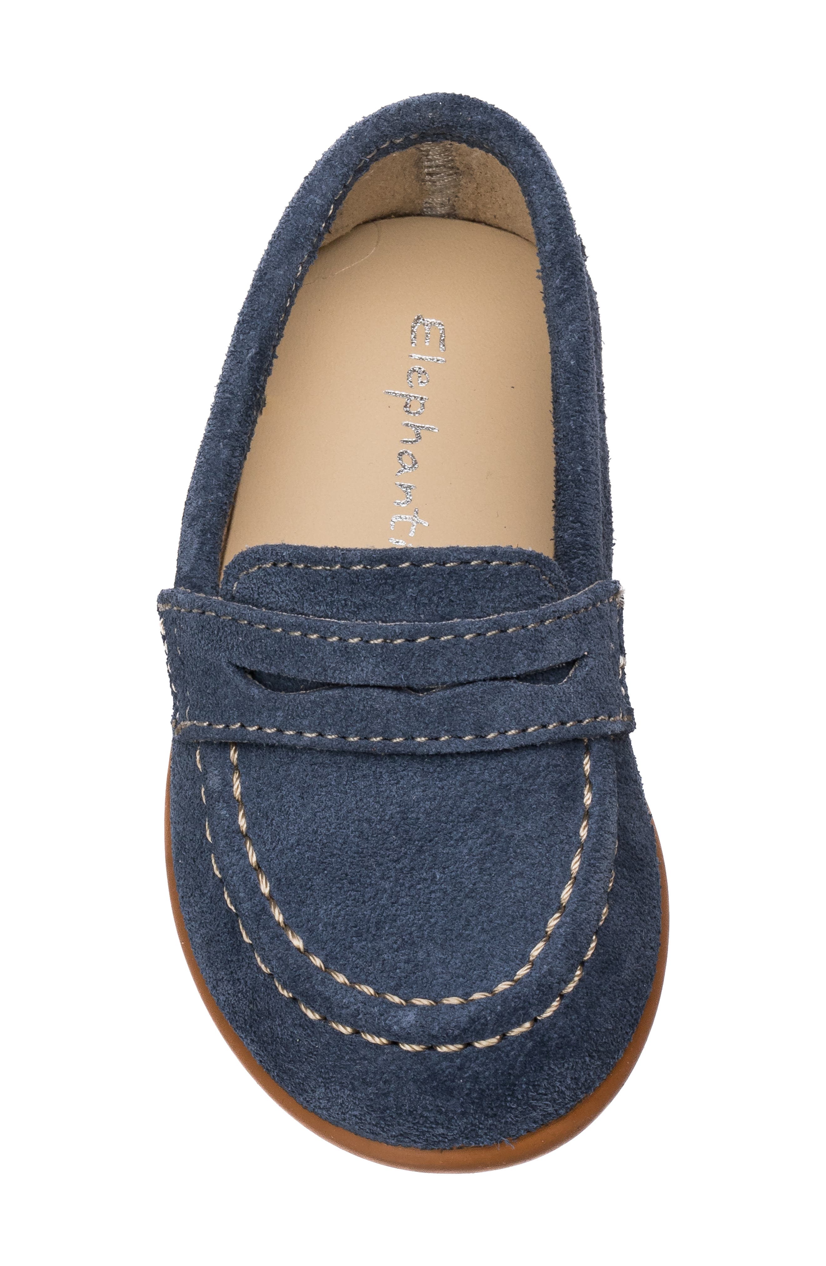 Elephantito Kids' Penny Loafer, Alternate, color, Denim