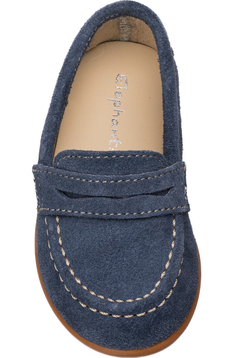 Elephantito Kids' Penny Loafer, Alternate, color, Denim