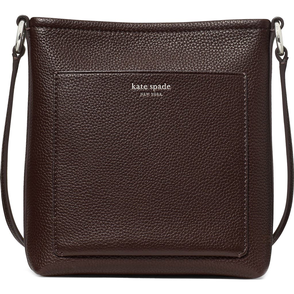 Kate Spade New York Ava Pebble Leather Swing Crossbody Bag In Brown
