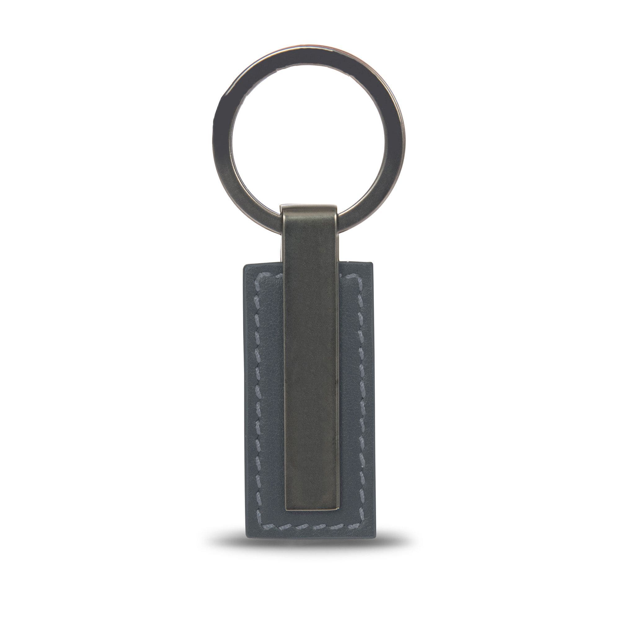 Key Ring Metal Bar, Alternate, color, Anthracite