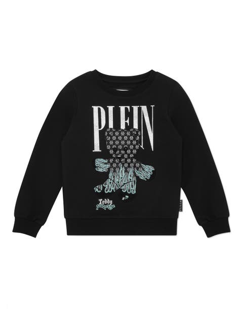 Sweatshirt Round Neck Ls Teddy Bear Girl