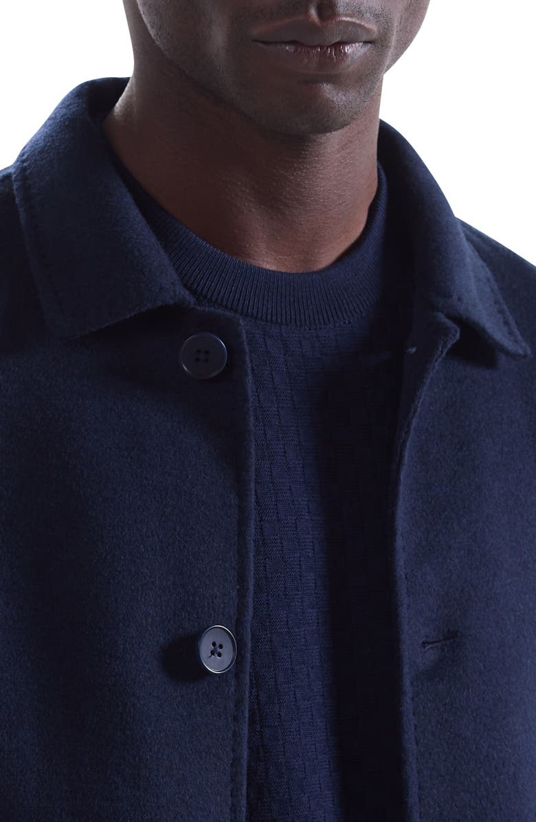 Bugatchi Felted Wool Blend Jacket, Alternate, color, Navy