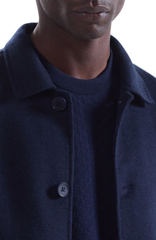 Bugatchi Felted Wool Blend Jacket In Blue