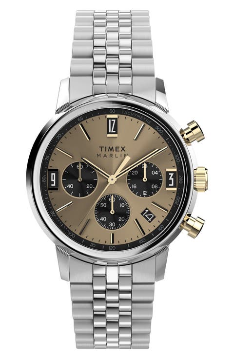 Marlin Chronograph Bracelet Watch, 40mm