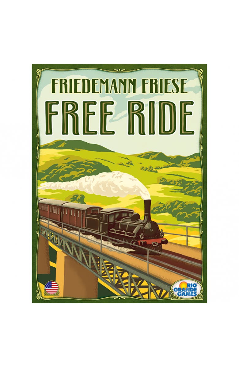 Rio Grande Games Free Ride Strategy Board Game, Alternate, color, 